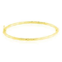 Bracelet Jonc Anaisaae Torsade Or Jaune