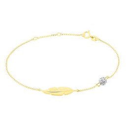 Bracelet Powoo Or Jaune Strass