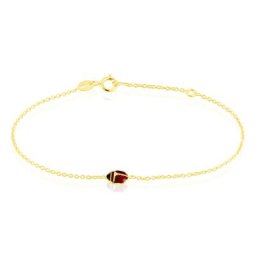 Bracelet Helidie Coccinelle Or Jaune