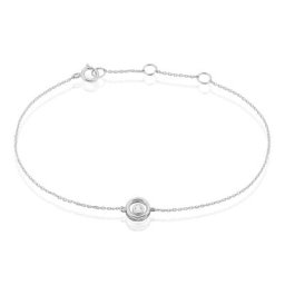 Bracelet Fidelia Or Blanc Diamant
