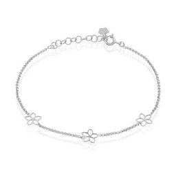 Bracelet Tinou Argent Blanc
