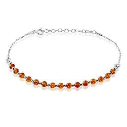 Bracelet Costin Argent Ambre