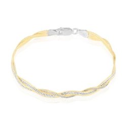 Bracelet Anaiz Argent Bicolore