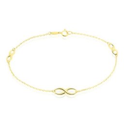 Bracelet Infini Multiple Or Jaune