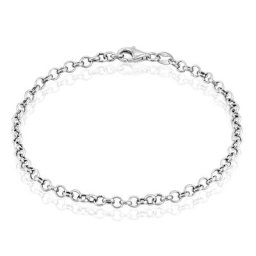 Bracelet Carola Maille Jaseron Argent Blanc