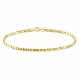Bracelet Jany Maille Palmier Or Jaune