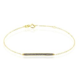 Bracelet Barette Or Jaune