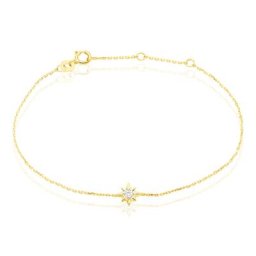 Bracelet Astralia Or Jaune Oxyde De Zirconium