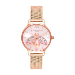 Montre Olivia Burton Rainbow Bee Argent
