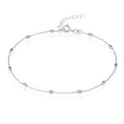 Chaîne De Cheville Millia Argent Blanc