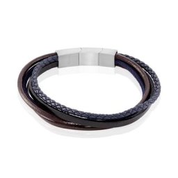 Bracelet Acier Blanc Romain