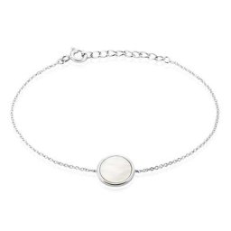Bracelet Saül Argent Blanc Nacre