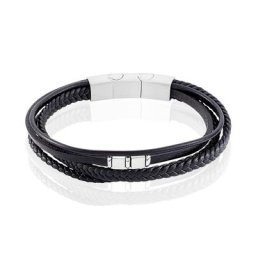 Bracelet Acier Blanc Romain