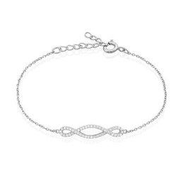Bracelet Carla Argent Blanc Oxyde De Zirconium