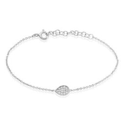 Bracelet Argent Tricoria Oxydes De Zirconium