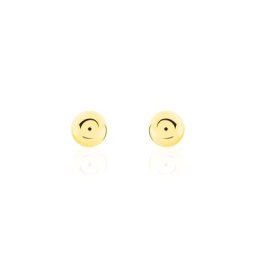 Boucles D'oreilles Puces Fidelia Boule Or Jaune