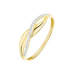 Bague Camelia Or Jaune Diamant