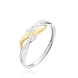 Bague Helene Or Bicolore Diamant