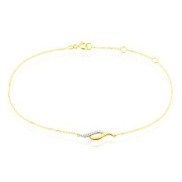 Bracelet Tylane Or Jaune Diamant
