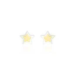 Boucles D'oreilles Puces Cleomelia Etoile Or Jaune