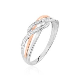 Bague Zinna Or Bicolore Diamant