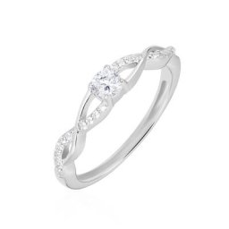 Bague Phoebus Argent Blanc Oxyde De Zirconium