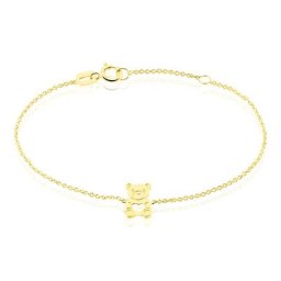 Bracelet Carmin Ourson Or Jaune