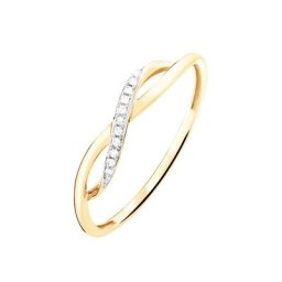 Bague Smina Or Jaune Diamant
