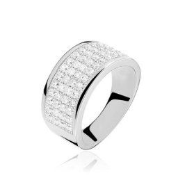 Bague Cecelia Argent Blanc Oxyde De Zirconium