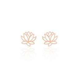 Boucles D'oreilles Puces Rosita Argent Rose