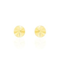 Boucles D'oreilles Puces Berangere Cercle Or Jaune