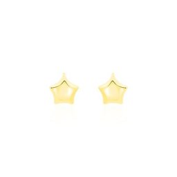Boucles D'oreilles Puces Alphonsine Etoile Or Jaune
