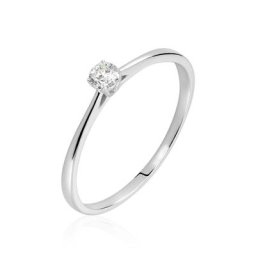 Bague Victoria Or Blanc Diamant