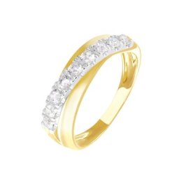 Bague Agostina Or Jaune Oxyde De Zirconium