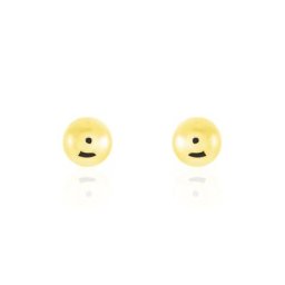Boucles D'oreilles Puces Fidelia Boule Or Jaune