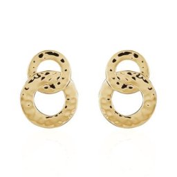 Boucles D'oreilles Pendantes Dolie Plaqué Or Jaune