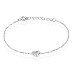 Bracelet Samia Argent Blanc Oxyde De Zirconium
