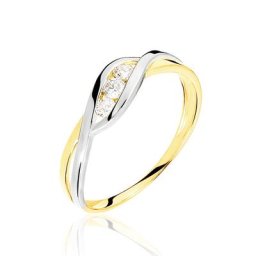 Bague Callie Or Bicolore Diamant