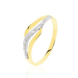 Bague Smeralda Or Bicolore Diamant