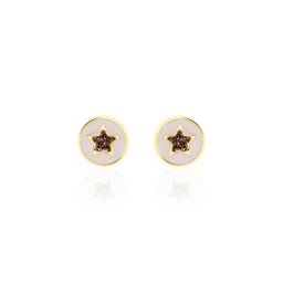 Boucles D'oreilles Puces Christelle Etoile Or Jaune