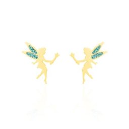 Boucles D'oreilles Puces Feelia Or Jaune
