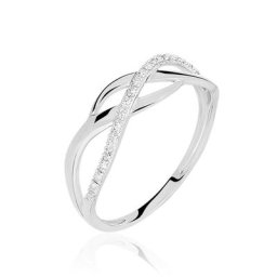 Bague Omnia Or Blanc Diamant