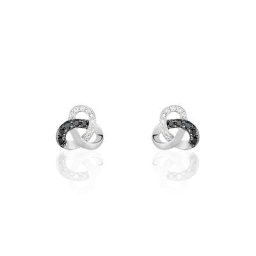 Boucles D'oreilles Puces Constellation Or Blanc Diamant