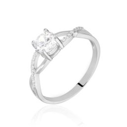 Bague Maryna Argent Blanc Oxyde De Zirconium