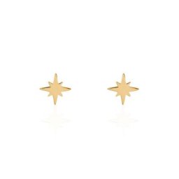 Boucles D'oreilles Puces Alisee Plaqué Or Jaune