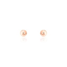 Boucles D'oreilles Puces Fidelia Boule Or Rose