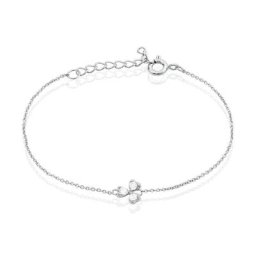 Bracelet Paesie Argent Blanc Oxyde De Zirconium