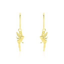 Boucles D'oreilles Pendantes Fee Or Jaune