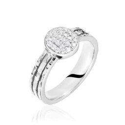 Bague Argent Blanc Cayley Oxydes De Zirconium
