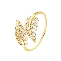 Bague Tourkia Or Jaune Oxyde De Zirconium